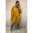 Zip Mantel Langarm Kapuze Damen Oversized (2XL / 3XL ONE SIZE) ITALIAN FASHION IM4212548 2XL/3XL schwarz