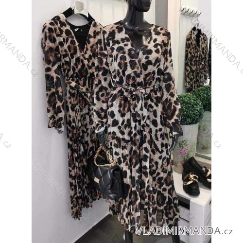 Damen Langarmkleid (S / M ONE SIZE) ITALIAN FASHION IMWM216830