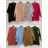 Cardigan mit Kapuze gestrickt Langarm Damen (S / M ONE SIZE) ITALIAN FASHION IMWY216841