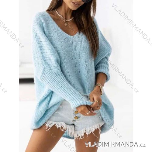 Damen dünner Langarmpullover (S / M ONE SIZE) ITALIAN FASHION IMWA216590