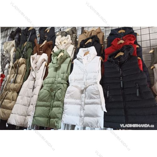 Ärmellose Jacke mit langen Ärmeln (uni sl) ITALIENISCHE Mode IMC17326