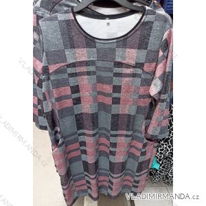 T-Shirt / Tunika Kurzarm Damen übergroß (L-3XL) POLISH FASHION PME20017