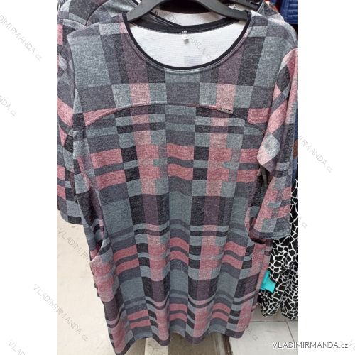 T-Shirt / Tunika Kurzarm Damen übergroß (L-3XL) POLISH FASHION PME20017