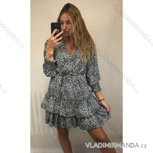 Damen Langarmkleid (S / M ONE SIZE) ITALIAN FASHION IMWE216675