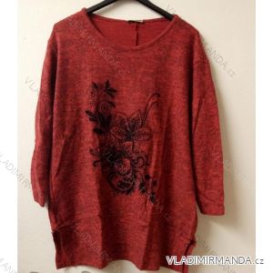 T-Shirt Kurzarm übergroße Frauen (uni XL / 2XL) ITALIENISCHER MODUS IM919700