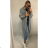 Strickjacke gestrickt Damen (uni s / l) ITALIENISCHE MODE IMC20013