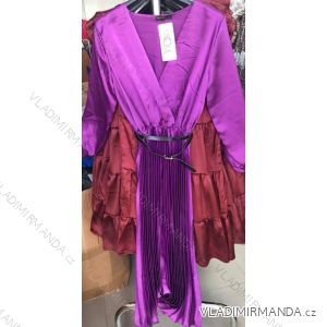 Elegantes Langarmkleid Damen (S / M.ONE SIZE) ITALIAN FASHION IMM211302