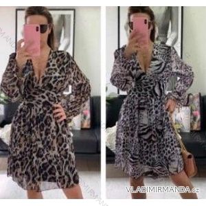 Elegantes Langarmkleid Damen (S / M.ONE SIZE) ITALIAN FASHION IMM211302