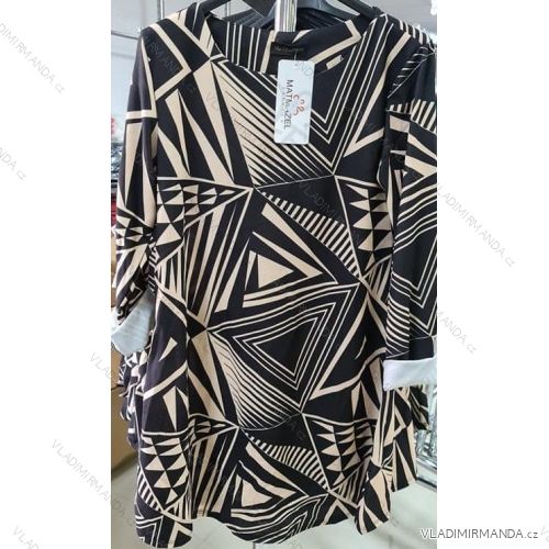 Elegantes Langarmkleid Damen (S / M.ONE SIZE) ITALIAN FASHION IMM211302