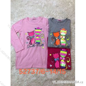 T-Shirt Langarm Kinder und Jugend Mädchen (8-16 Jahre) SEAGULL SEA19CSQ-52435