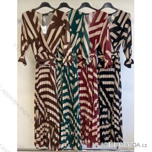 Elegantes Langarmkleid Damen (S / M.ONE SIZE) ITALIAN FASHION IMM211302