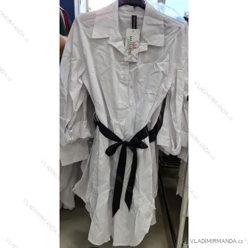 Elegantes Langarmkleid Damen (S / M.ONE SIZE) ITALIAN FASHION IMM211302