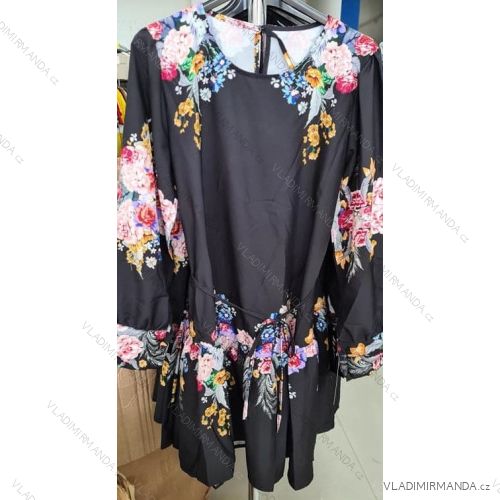 Elegantes Langarmkleid Damen (S / M.ONE SIZE) ITALIAN FASHION IMM211302