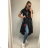 Vesta šusťáková s kapucí dámská (M/L ONE SIZE) ITALSKÁ MODA IM4212031