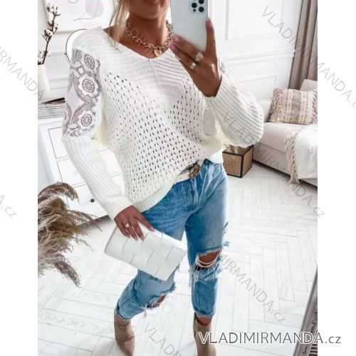 Kleid mit 3/4 Ärmeltasche für Damen (uni sl) ITALIAN Fashion IM3181746