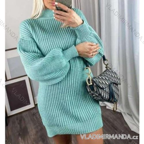 Kleid mit 3/4 Ärmeltasche für Damen (uni sl) ITALIAN Fashion IM3181746