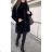 Kleid mit 3/4 Ärmeltasche für Damen (uni sl) ITALIAN Fashion IM3181746