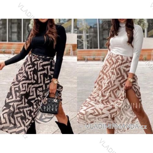 Kleid mit 3/4 Ärmeltasche für Damen (uni sl) ITALIAN Fashion IM3181746