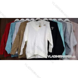 Damen dünner Langarmpullover (S / M ONE SIZE) ITALIAN FASHION IMWA216590