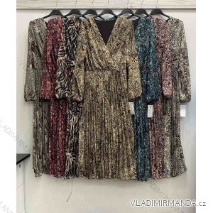 Damen Langarmkleid (S / M ONE SIZE) ITALIAN FASHION IMWA216684