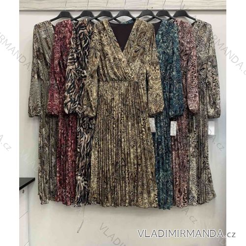 Damen Langarmkleid (S / M ONE SIZE) ITALIAN FASHION IMWA216684