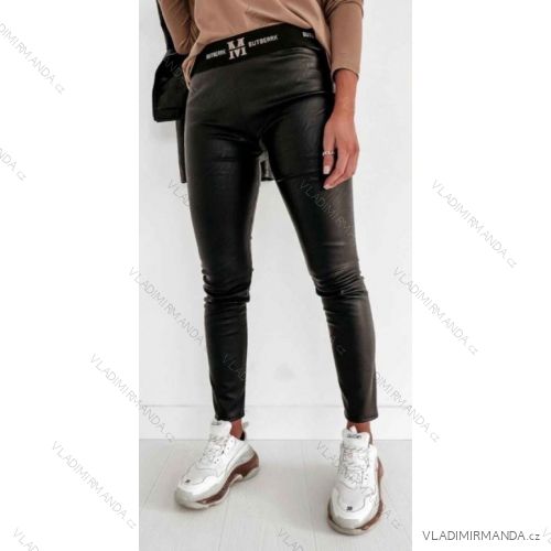 Elegante Kunstlederhose lang Damen (S-XL) ITALIAN FASHION IMWB216674