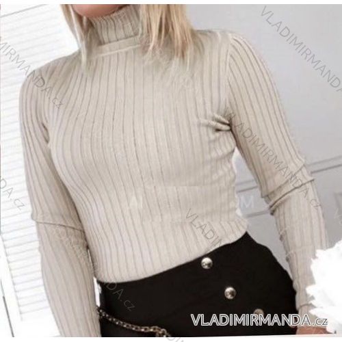 Damen dünner Langarmpullover (S / M ONE SIZE) ITALIAN FASHION IMWA216590