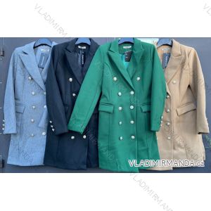 Kabát flaušový dámský (S/M ONE SIZE) ITALSKÁ MÓDA IMWM216643