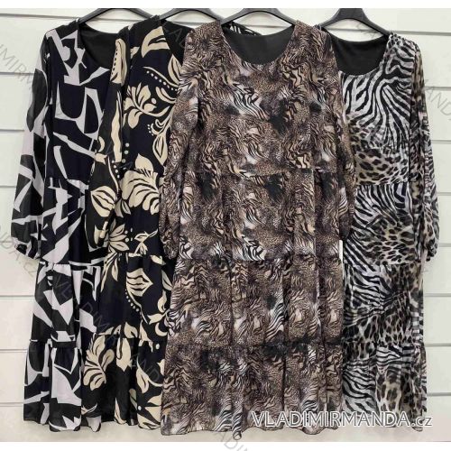 Sommer Sommer Carmen Langarmkleid (S / M / L ONE SIZE) ITALIAN FASHION IMWC216138