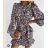 Damen Langarmkleid (S / M ONE SIZE) ITALIAN FASHION IMWG216877