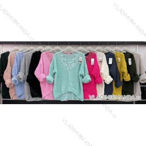 Damen Langarm Pullover (S / M ONE SIZE) ITALIAN FASHION IMWD216649