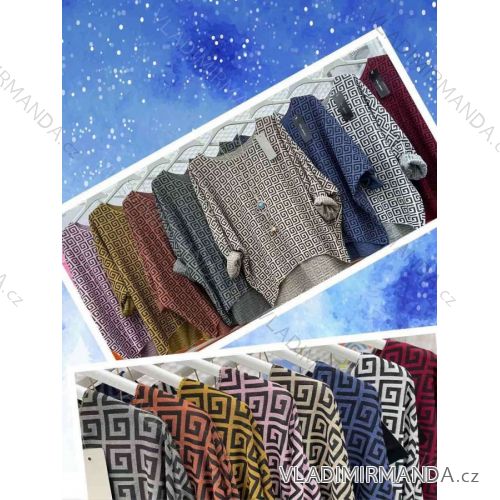 Tunika Langarm Damen (L / XL ONE SIZE) ITALIAN FASHION IMWC216137