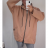 Damen Kapuzenpullover mit Reißverschluss (L / XL ONE SIZE) ITALIAN FASHION IMWT21247 L/XL one size světle hnědá