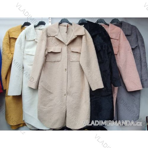 Damen Fleecemantel (S / M ONE SIZE) ITALIAN FASHION IMWA216598