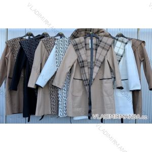 Damen Langarm-Fleecemantel (S / M ONE SIZE) ITALIAN FASHION IMWA217088