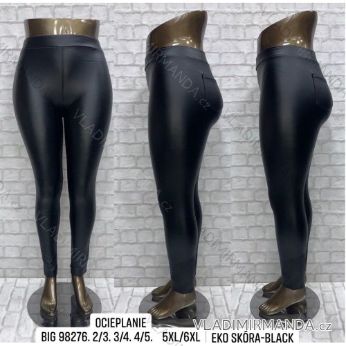 Damen Kunstleder Leggings lang oversized (5XL / 6XL) TURKISH FASHION TMWL2198276A