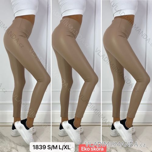 Legíny koženkové dlouhé dámské (S-XL) TURECKÁ MÓDA TMWL211840