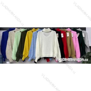 Damen Langarm Rollkragenpullover (S / M ONE SIZE) ITALIAN FASHION IMWB217111