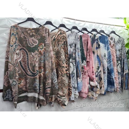 Tunika Langarm Damen (L / XL ONE SIZE) ITALIAN FASHION IMWM217057