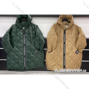 Damen Herbstjacke mit Kapuze (L / XL ONE SIZE) ITALIAN FASHION IMWD217136
