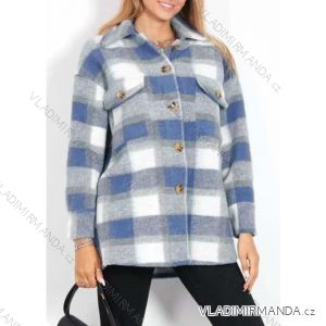 Damen-Button-Down-Hemdjacke mit Knöpfen (S / M ONE SIZE) ITALIAN FASHION IMWD217059
