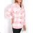 Damen-Button-Down-Hemdjacke mit Knöpfen (S / M ONE SIZE) ITALIAN FASHION IMWD217059