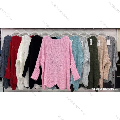 Damen Langarm Pullover (S / M / L Einheitsgröße) ITALIAN FASHION IMWA214327