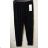 Leggings lange leichte Damen Baumwolle Oversize (2XL-5XL / schwarz) TUTU SMI21F-01 schwarz L / XL