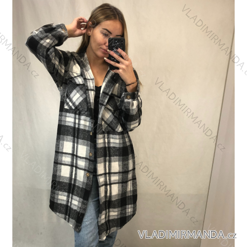 Langer Herbst Langarm Damenmantel (UNI S / M) ITALIAN FASHION IMM21952