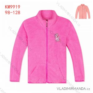Kinder-Sweatshirt mit Reißverschluss für Mädchen (98-128) KUGO KM9921