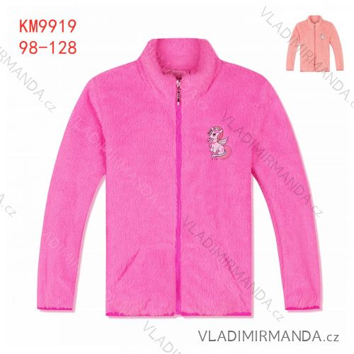 Kinder-Sweatshirt mit Reißverschluss für Mädchen (98-128) KUGO KM9921