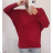 Pullover Pullover dünne Feder Langarm Damen (uni sl) MY STYLE IMS8275