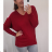 Pullover Pullover dünne Feder Langarm Damen (uni sl) MY STYLE IMS8275