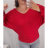 Pullover Pullover dünne Feder Langarm Damen (uni sl) MY STYLE IMS8275